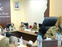 Rapat Rencana Pembersihan 4 Pasar Tradisional, Prof Udin : Bagian dari Program Pangkalpinang Bersih