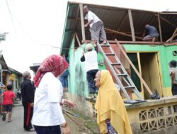 Wawako Dessy Tinjau Langsung Rumah Korban Terdampak Bencana Angin Puting Beliung 