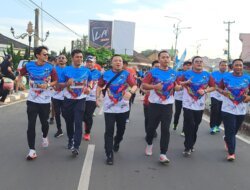 Wakili Danlanal Babel, Danposal Sadai Hadiri Kemeriahan Basel Run 2026