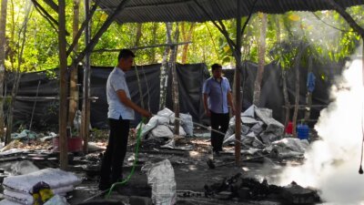 Dit Polairud Polda Babel Gerebek Gudang Peleburan Pasir Timah Ilegal Di Kabupaten Bangka