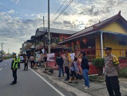 Polres Bangka Selatan Kawal Ketat Ibadah Perayaan Imlek 2577, Situasi Aman Terkendali