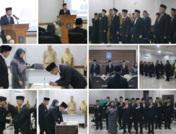 Sempurnakan Jajaran Kepala Perangkat Daerah, Bupati Bangka Tengah Lantik 13 Pejabat Baru