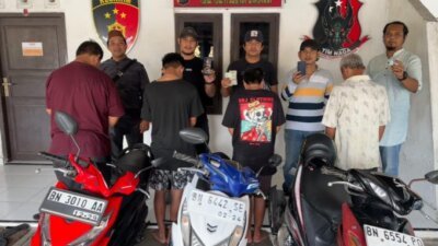 Tim Buser Naga Ciduk Empat Pemain Judi Domino di Rangkui