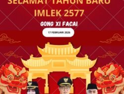 Perkuat Toleransi, Pemkab Bangka Selatan Ucapkan Selamat Imlek 2577 Kongzili