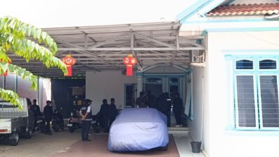 Bareskrim Polri Geledah Rumah Bos Timah di Desa Keposang Bangka Selatan