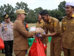 Satgas TMMD Ke-127 Kodim 0432/Basel Revitalisasi Fasilitas Olahraga Desa Penutuk