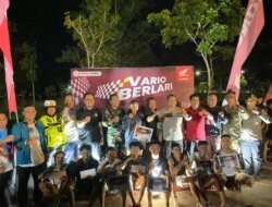 Gandeng Honda Babel, Pemda dan Polres Bangka Selatan Sukses Gelar Lari Malam “Mendadak Atlet”