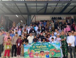 Sentuhan Kasih di Toboali: Riza-Debby Temani 50 Anak Yatim Belanja Baju Lebaran