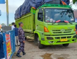 Pastikan Mudik Aman, Danposal Sadai Pantau Ketat Arus Penumpang di Pelabuhan Sadai