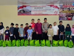 Ramadhan Berkah, Pemdes Air Bara Salurkan Santunan Untuk Puluhan Anak Yatim
