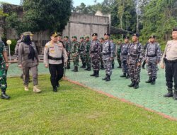 Jamin Keamanan Jalur Laut, Lanal Babel Terjunkan Personel di Apel Gelar Pasukan Bangka Selatan