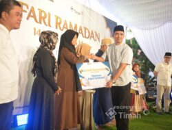 Sambut Idulfitri, PT TIMAH  Serahkan Ratusan Paket Sembako di Bangka Selatan 