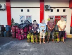 Polda Babel Bongkar Praktik Pengoplosan Gas LPG Subsidi, 4 Pelaku dan Ratusan Tabung LPG Diamankan