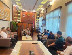 Kapolres Bangka Selatan Terima Kunjungan Bakal Calon Ketua KNPI, Tekankan Sportivitas