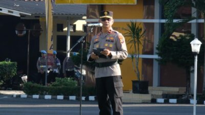 Pesan Wakapolda Babel Saat Pimpin Apel Pagi : Respon Cepat Laporan Masyarakat-Hindari Pelanggaran