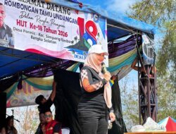 HUT ke-18 Desa Permis, Wabup Debby Ajak Masyarakat Perkuat Kebersamaan dan Gotong Royong