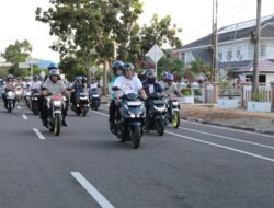 Naik Motor ke Lokasi Penanaman Mangrove, Aksi Gubernur Hidayat dan Istri Curi Perhatian Warga